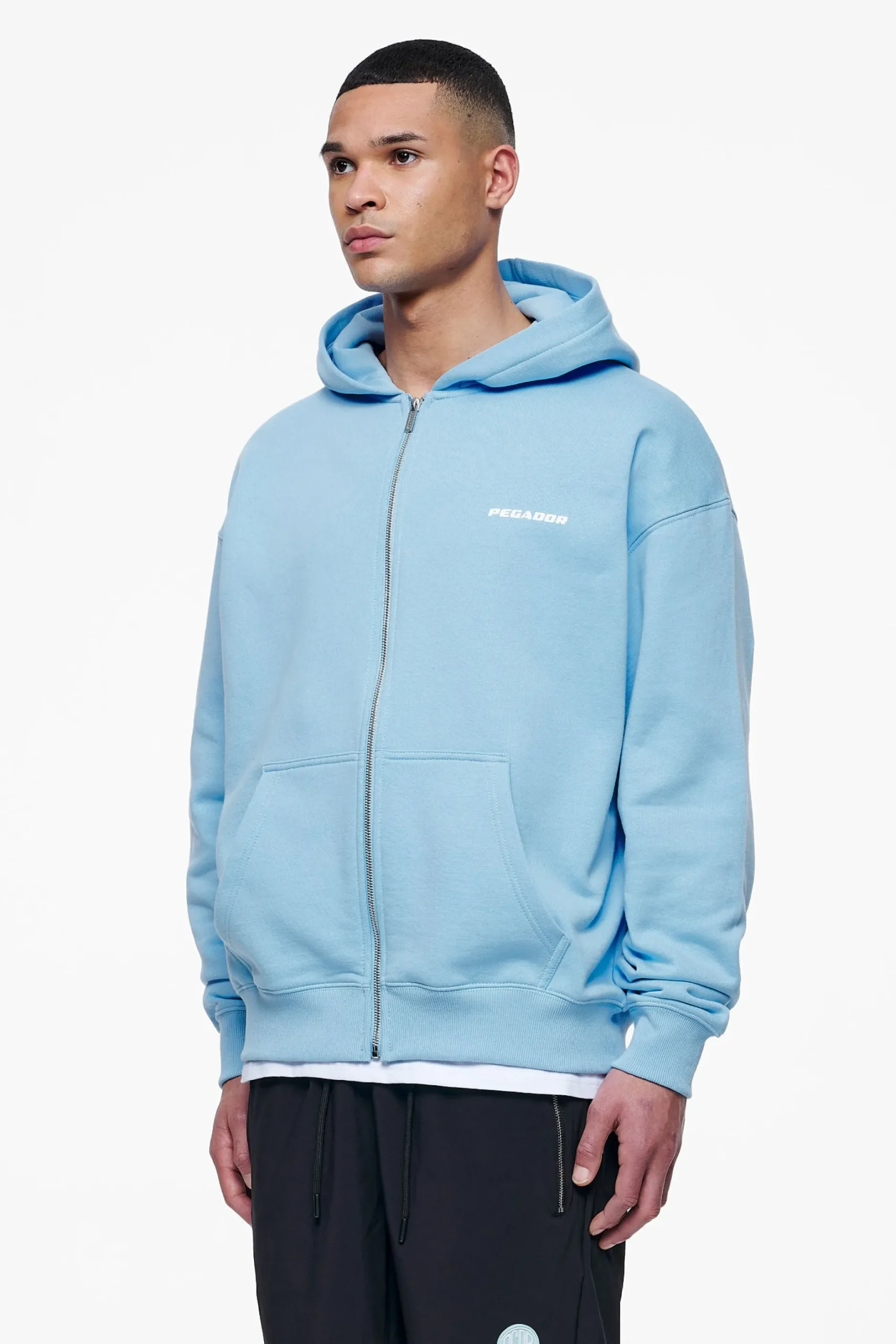 Pegador Colne Logo Oversized Sweat Jacket