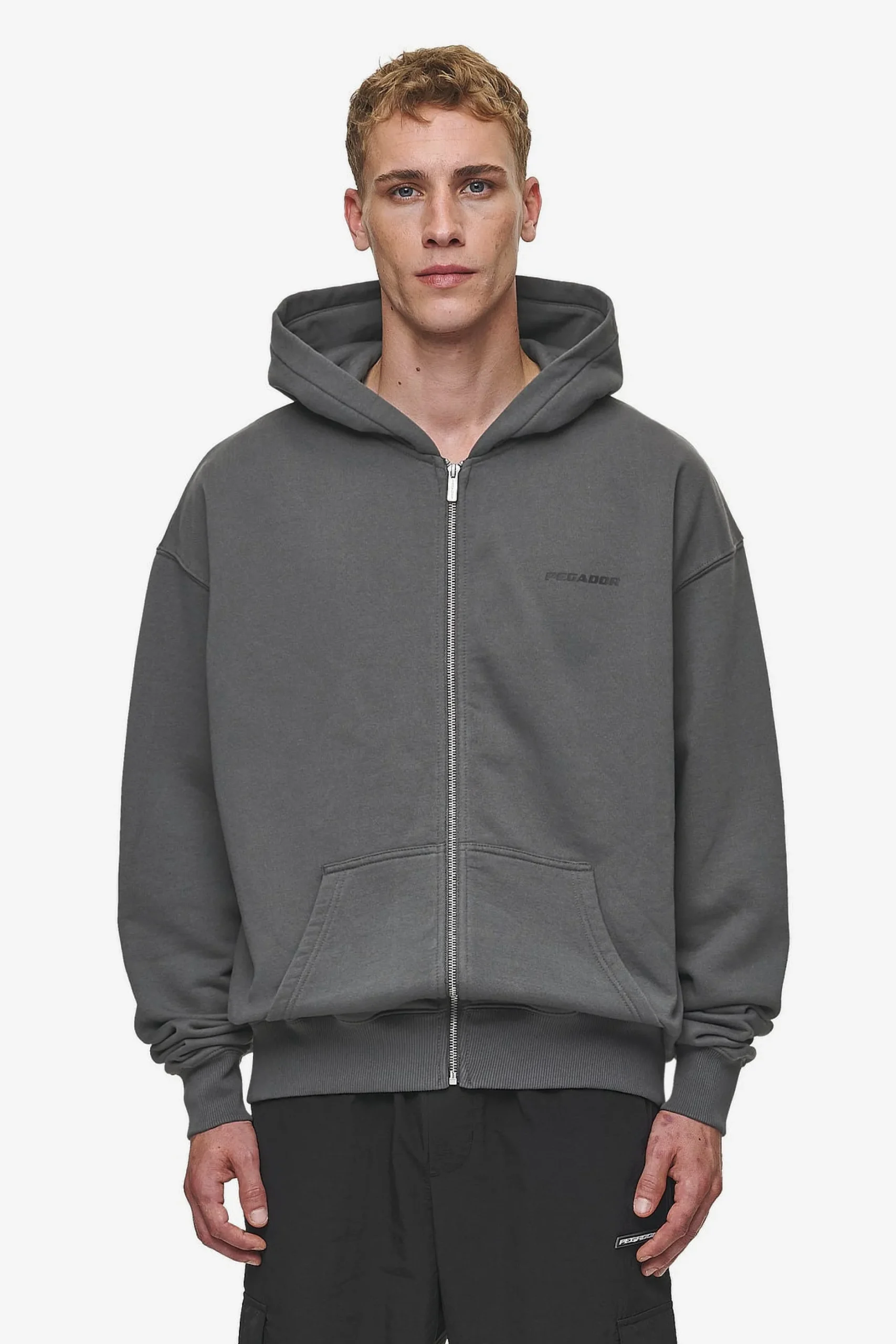 Pegador Colne Logo Oversized Sweat Jacket