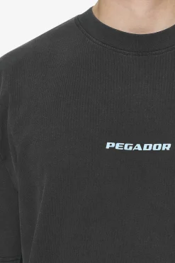 Pegador Colne Logo Oversized Tee Baby Blue