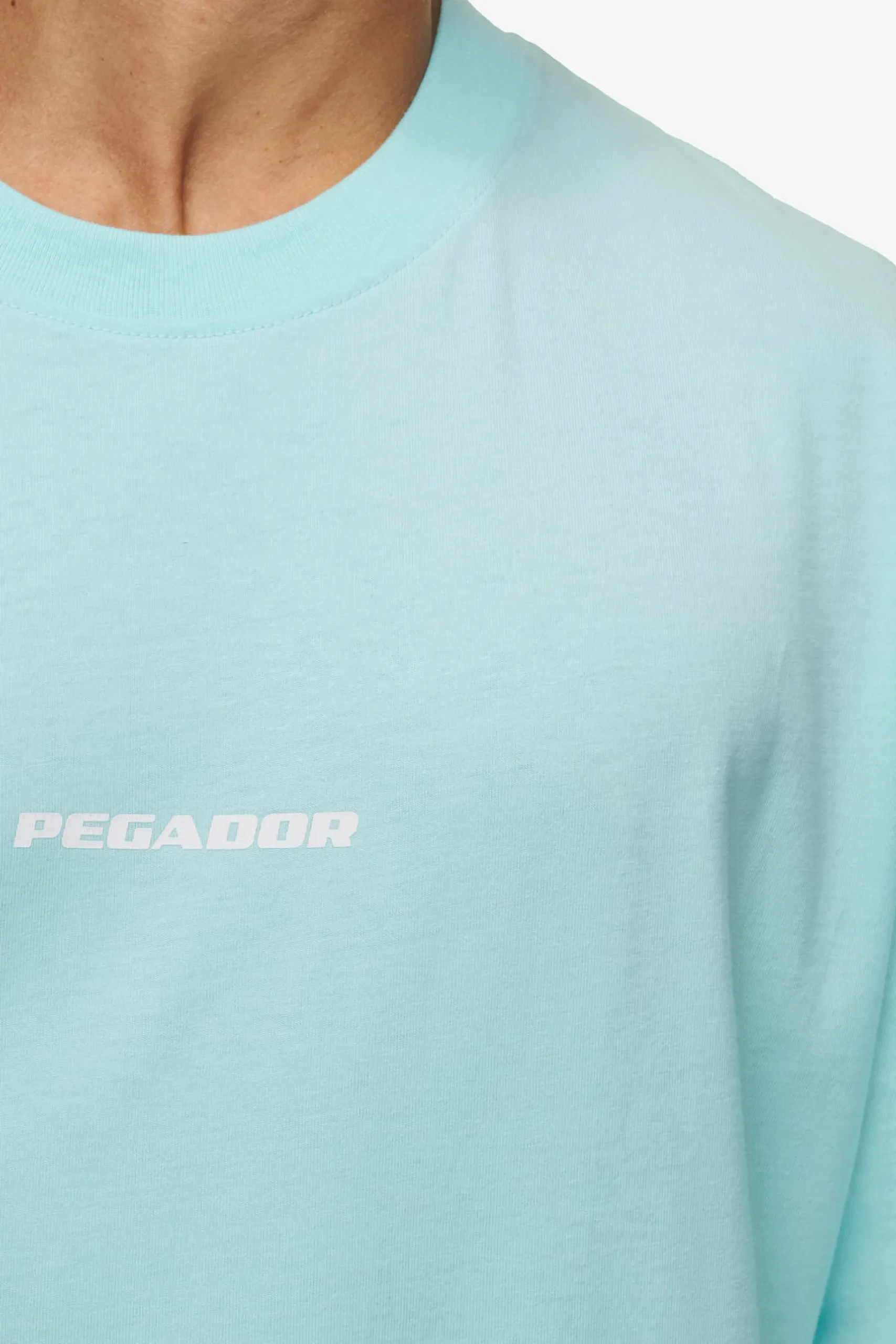 Pegador Colne Logo Oversized Tee White