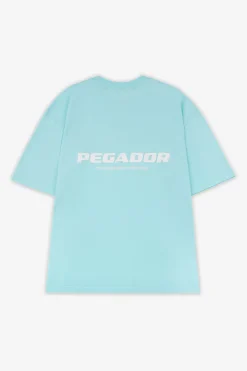 Pegador Colne Logo Oversized Tee White