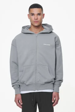 Pegador Colne Terry Logo Oversized Sweat Jacket