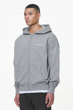 Pegador Colne Terry Logo Oversized Sweat Jacket