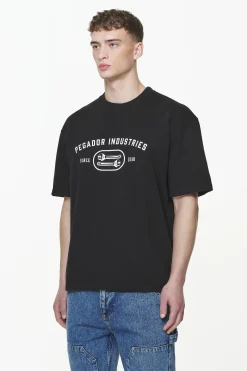 Pegador Comet Oversized Tee Vintage Washed Onyx Black