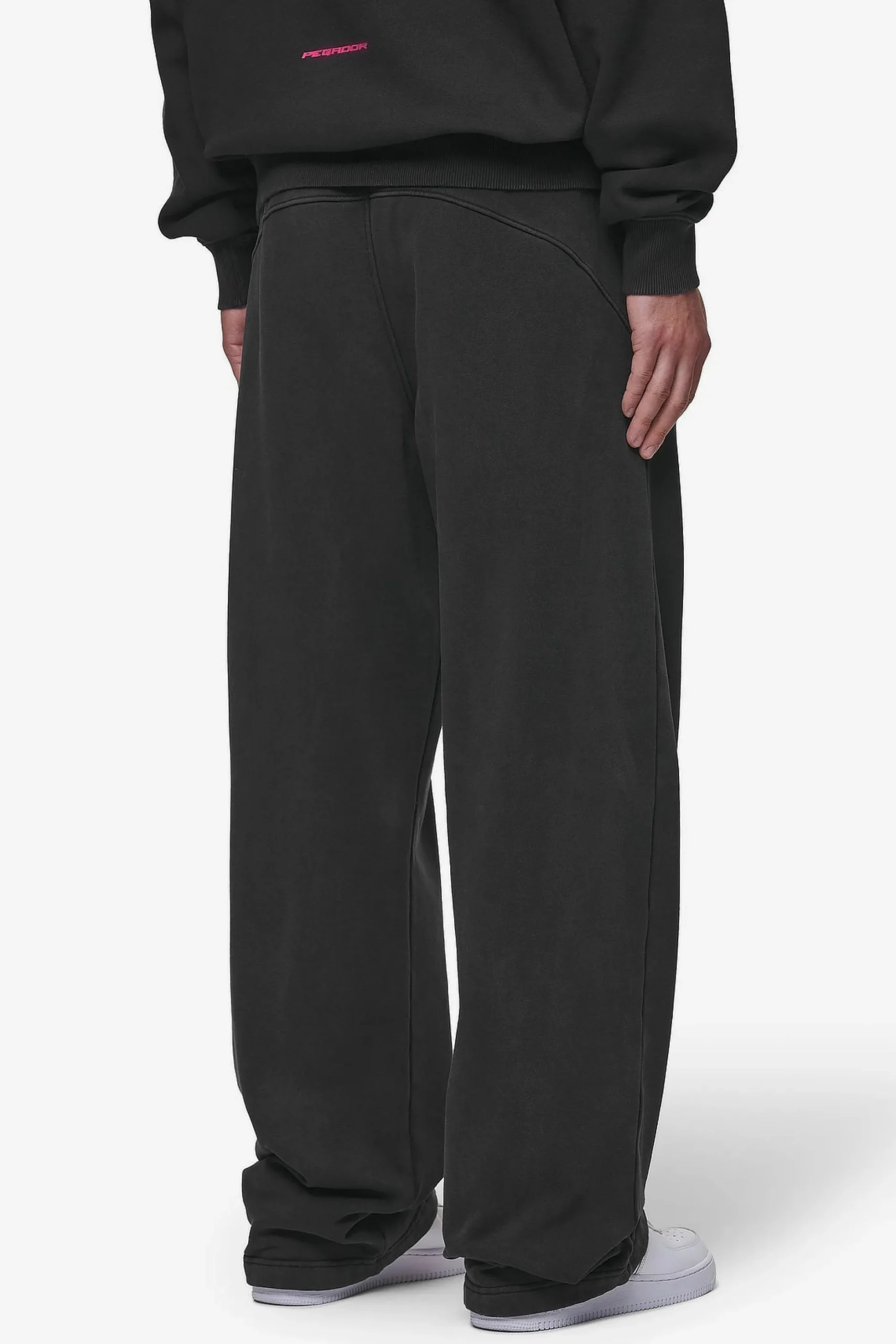 Pegador Conven Loose Sweat Pants Vintage Black