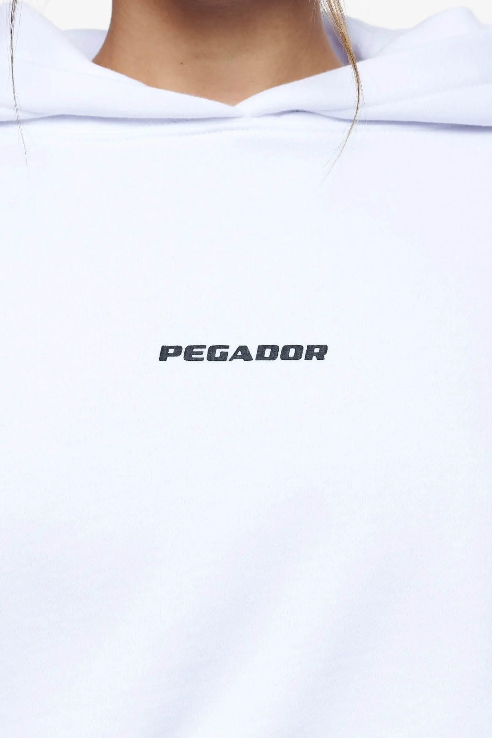 Pegador Culla Logo Oversized Cropped Hoodie