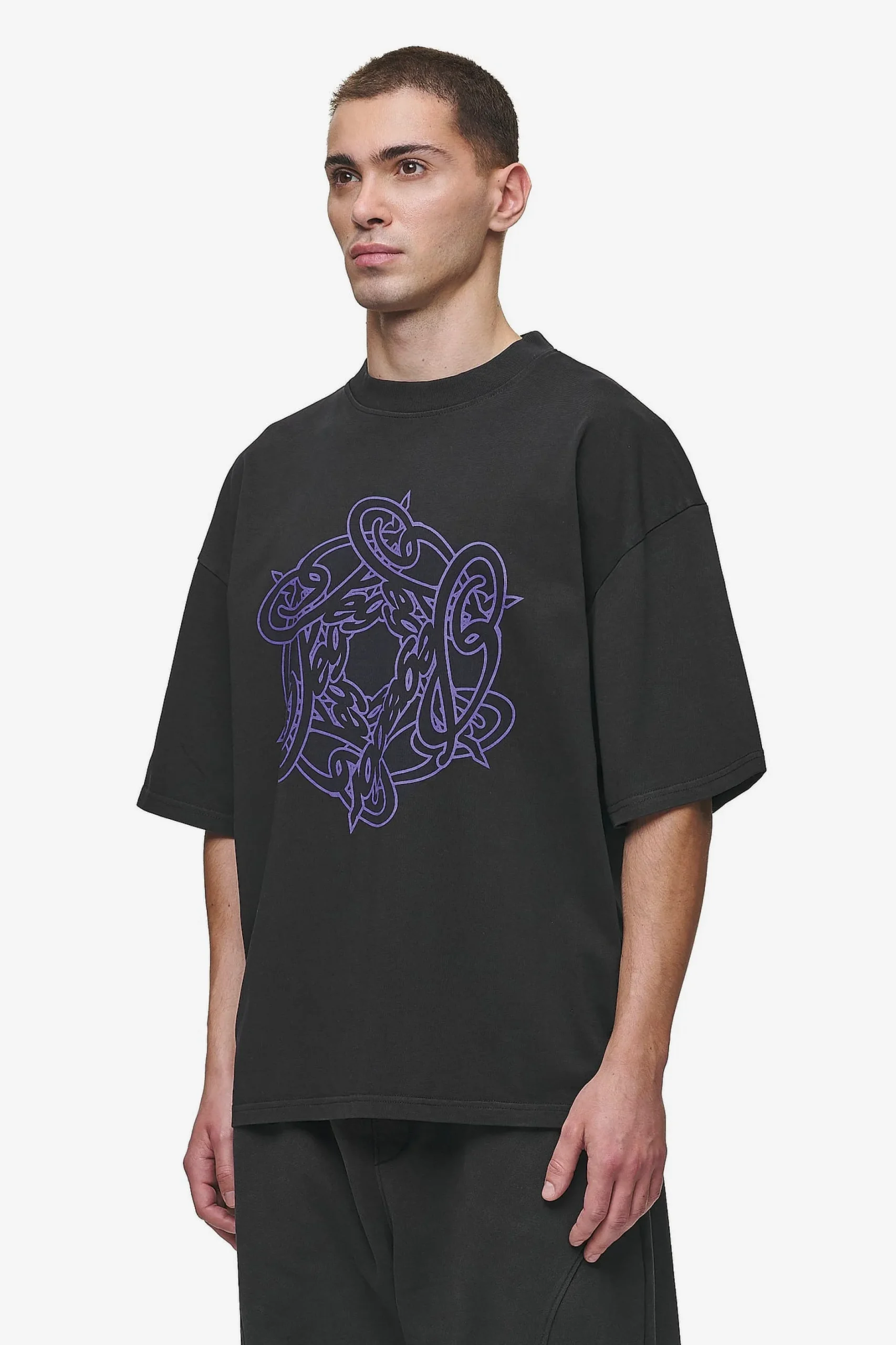 Pegador Dalk Boxy Tee Vintage Black