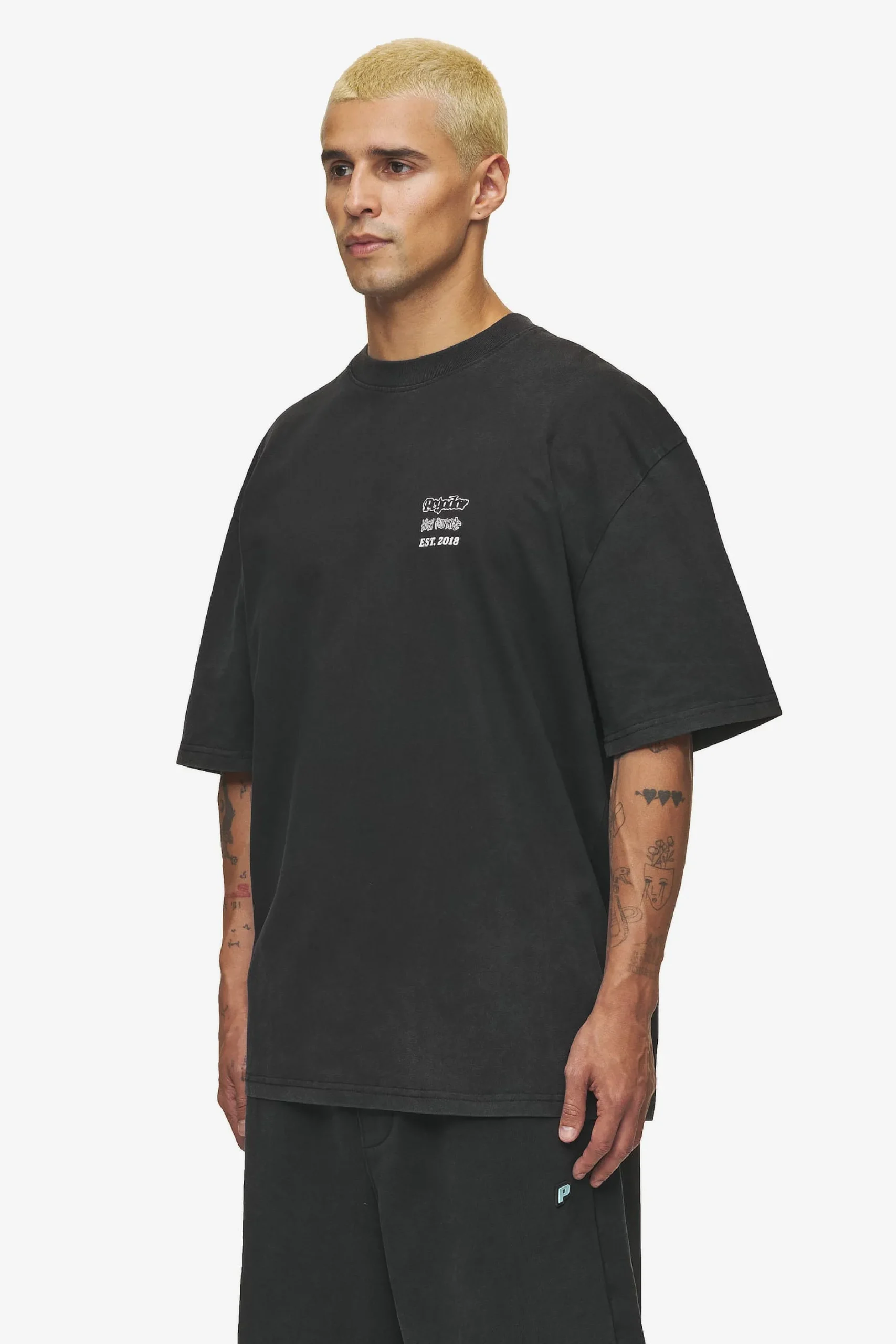 Pegador Denaud Oversized Tee Vintage Black