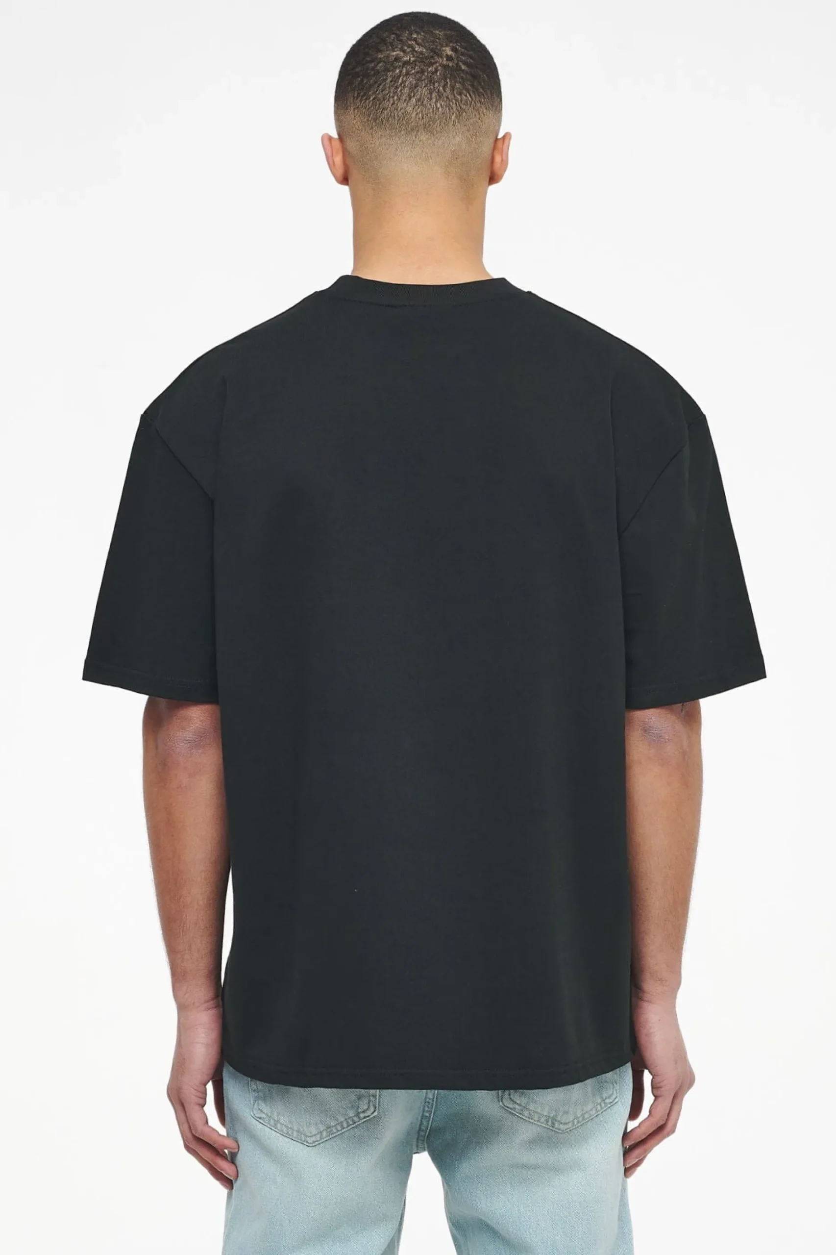 Pegador Dinmont Oversized Tee Vintage Washed Black Ink