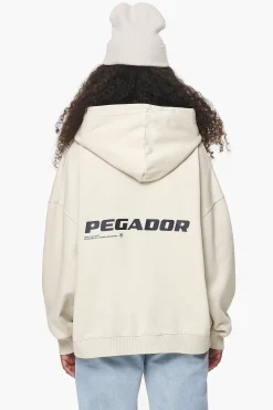 Pegador Dorothy Oversized Hoodie Vintage Washed Bone White