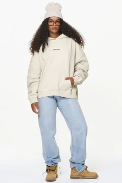 Pegador Dorothy Oversized Hoodie Vintage Washed Bone White