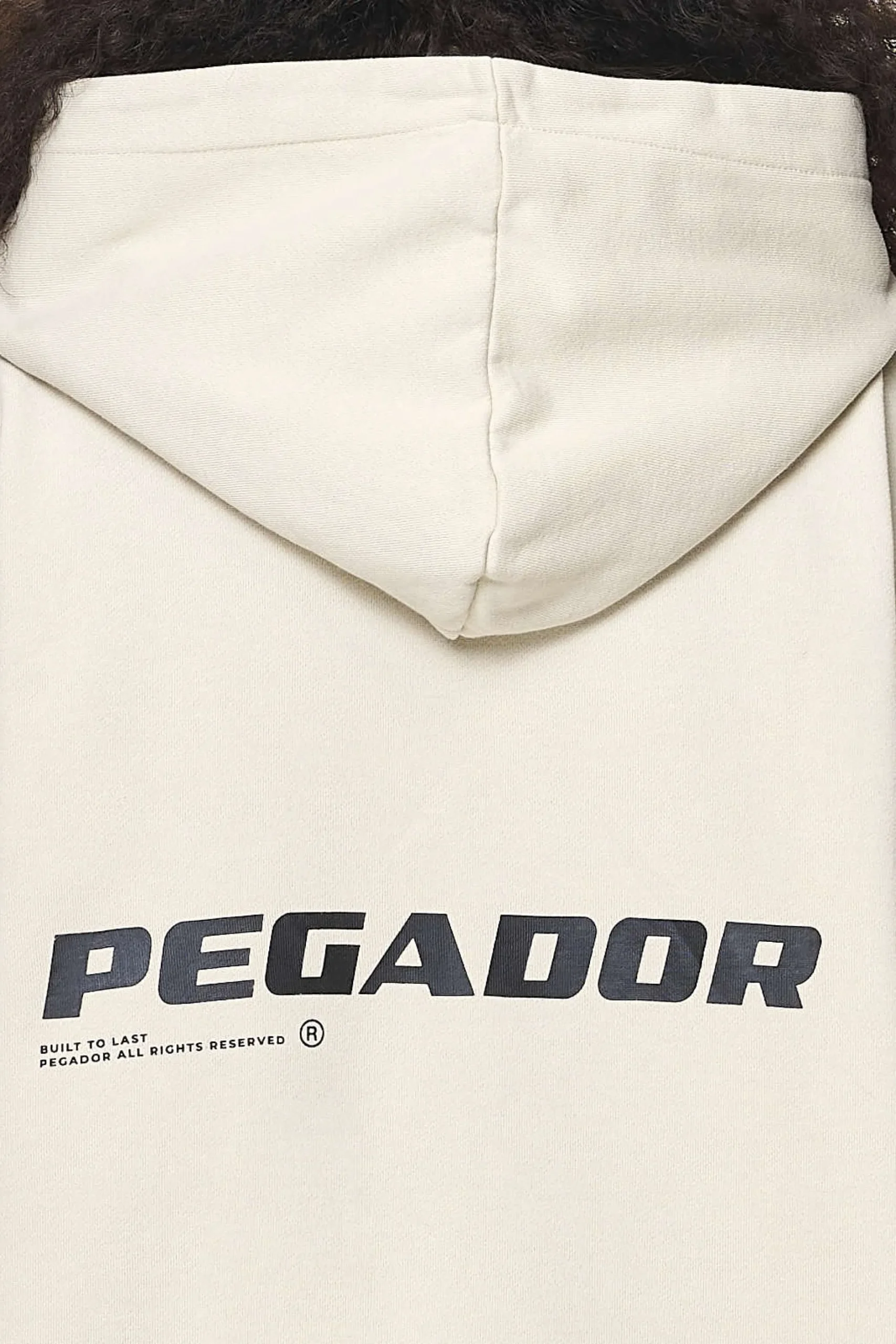 Pegador Dorothy Oversized Hoodie Vintage Washed Bone White