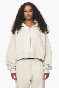 Pegador Dorset Cropped Zip Hoodie