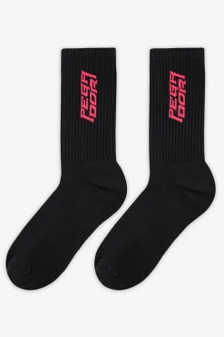 Pegador Doyer Socks Black Virtual Pink
