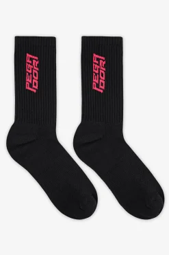 Pegador Doyer Socks Black Virtual Pink