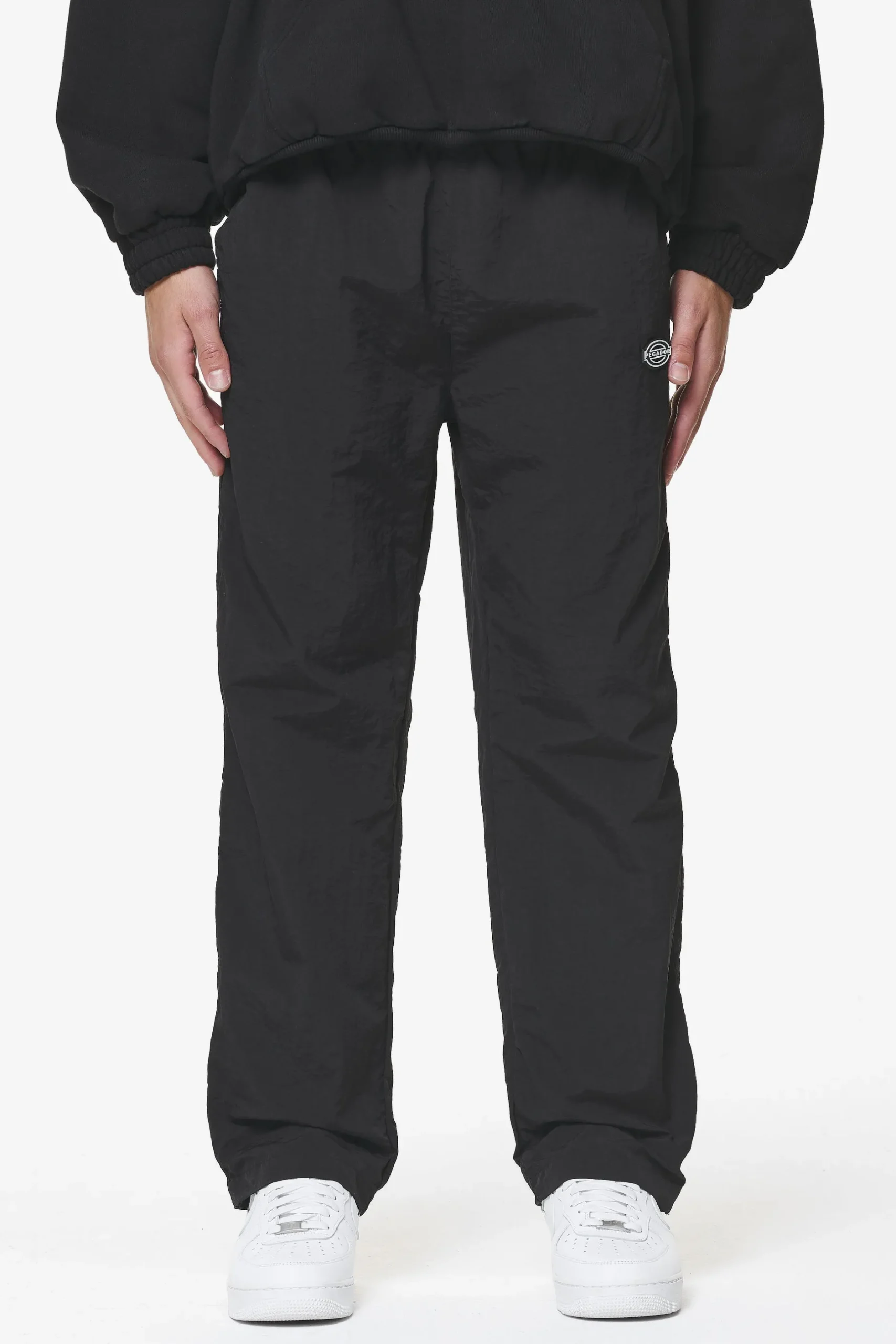 Pegador Drewo Wide Track Pants Onyx Black