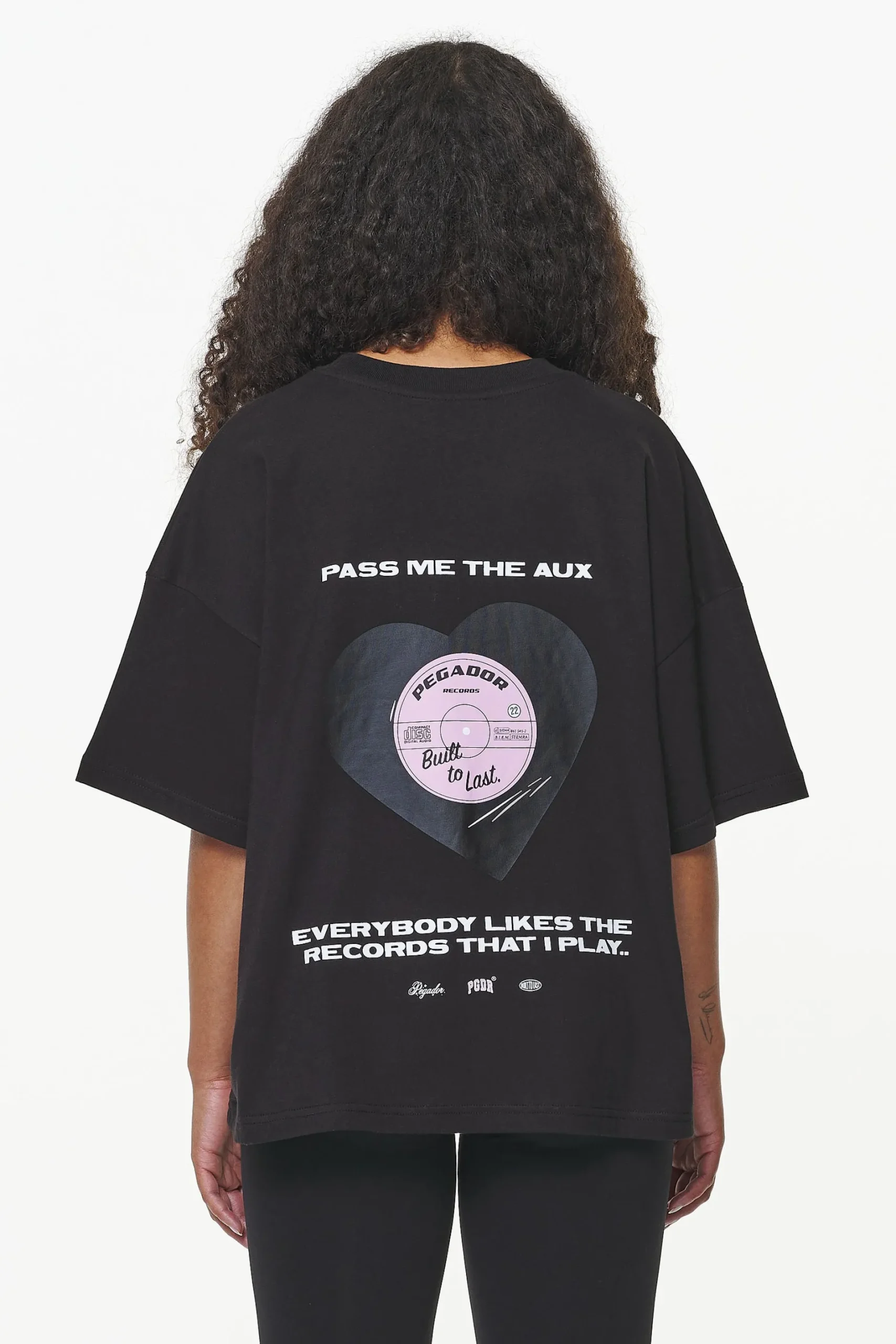 Pegador Drury Heavy Oversized Tee Black