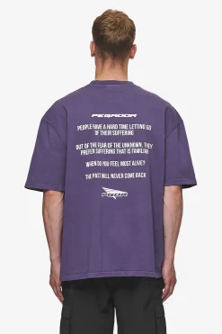 Pegador Dubose Oversized Tee Vintage Deep Purple