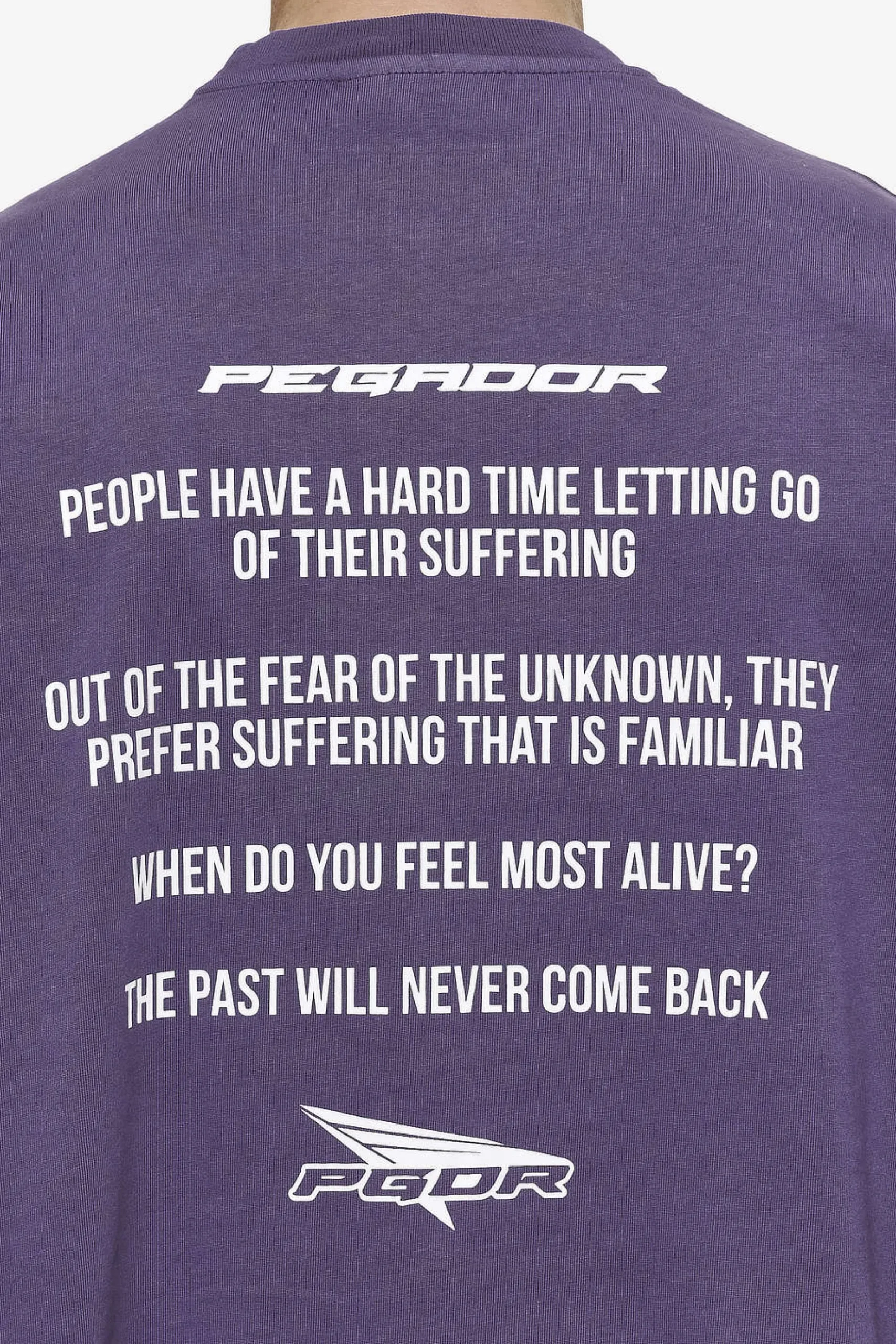 Pegador Dubose Oversized Tee Vintage Deep Purple
