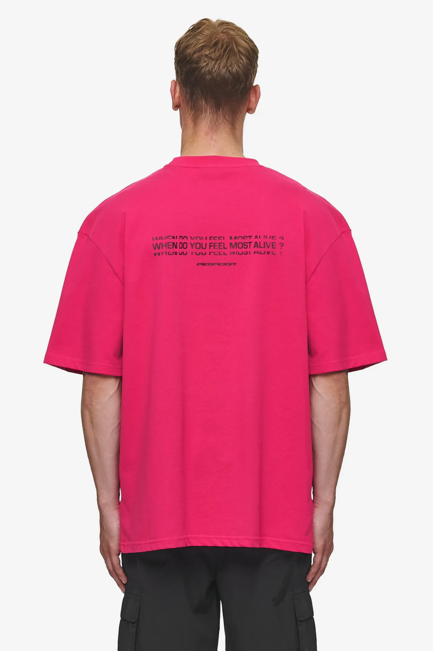 Pegador Edens Oversized Tee Washed Virtual Pink