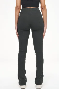 Pegador Elida Rib Hip Strap Flared Leggings