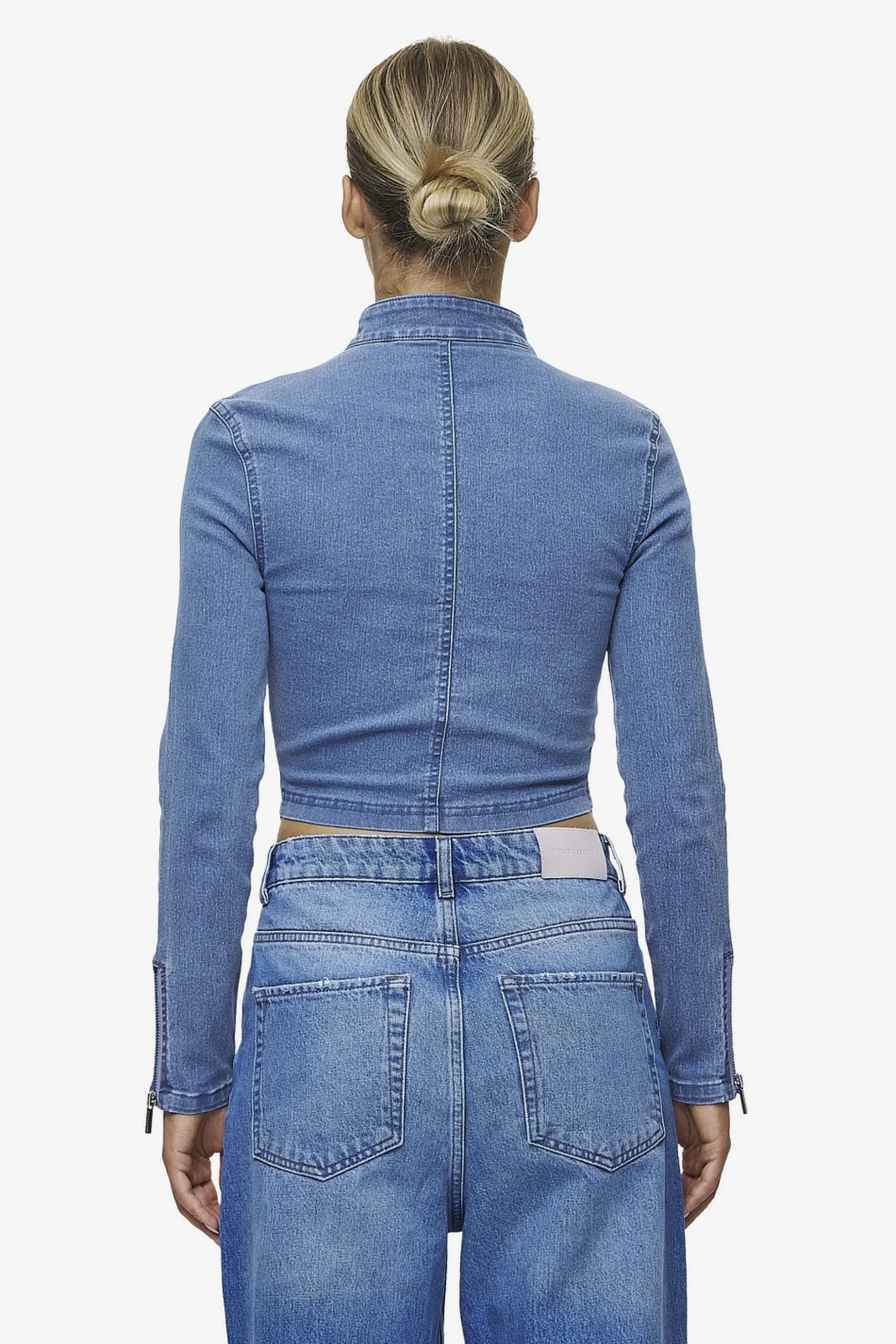 Pegador Elly Denim Biker Jacket