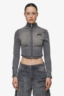 Pegador Elly Denim Biker Jacket