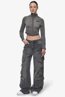 Pegador Elly Denim Biker Jacket