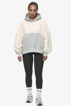 Pegador Estela Inside-Out Oversized Hoodie Coast Sand Sky Grey