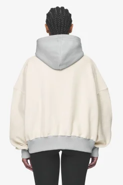 Pegador Estela Inside-Out Oversized Hoodie Coast Sand Sky Grey