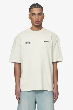 Pegador Farren Oversized Tee Washed Salty Cream
