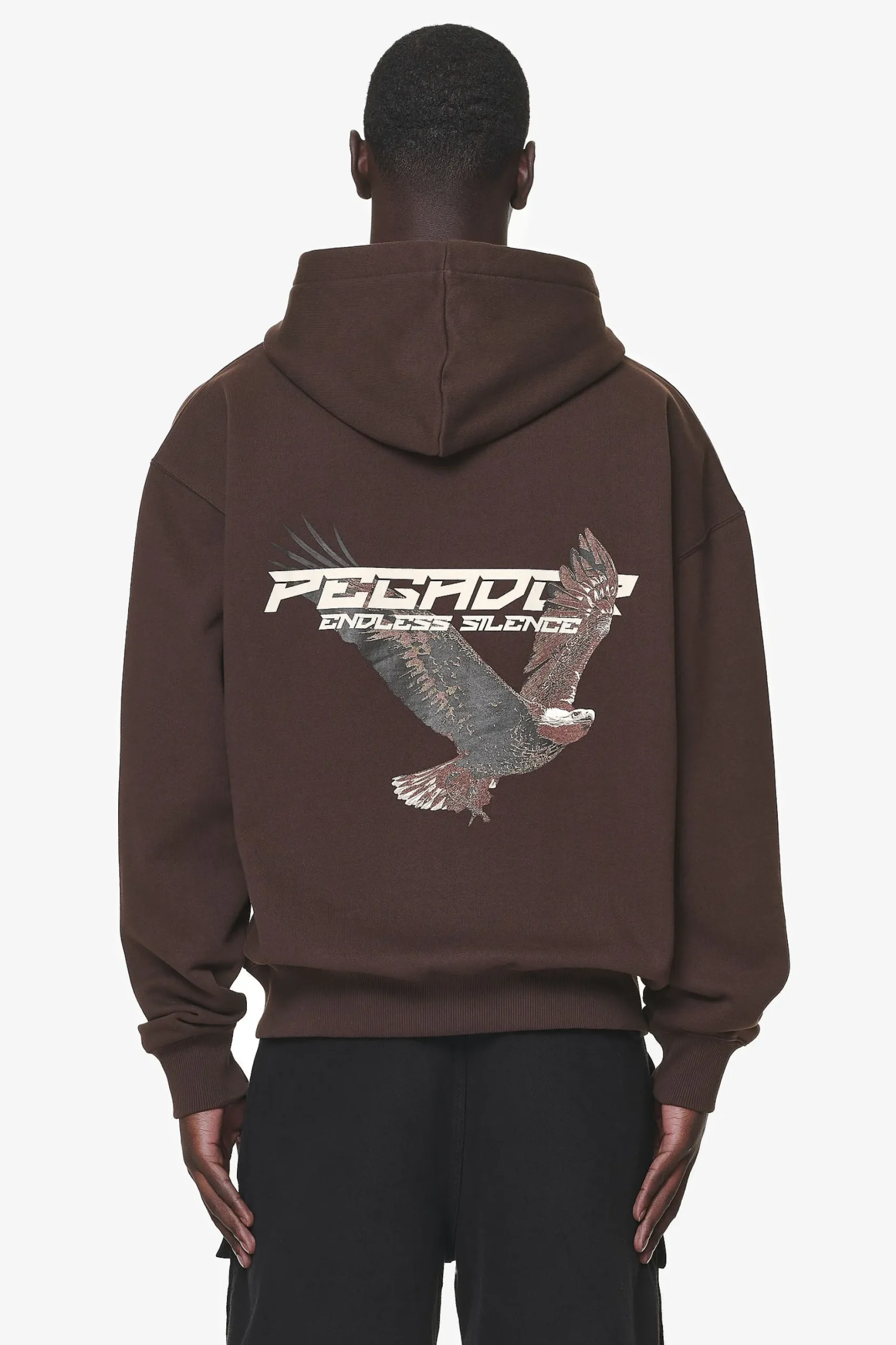 Pegador Fenton Oversized Sweat Jacket Washed Oak Brown