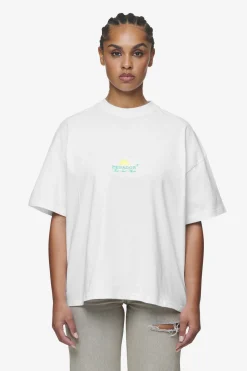 Pegador Flora Heavy Oversized Tee White