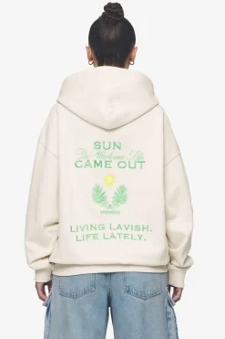 Pegador Flora Sweat Jacket Washed Coast Sand