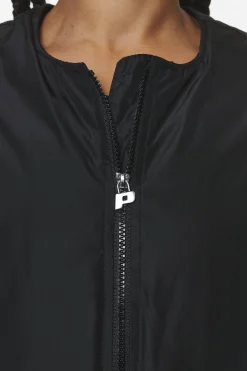 Pegador Floro Volume Puffer Bomber Jacket Black