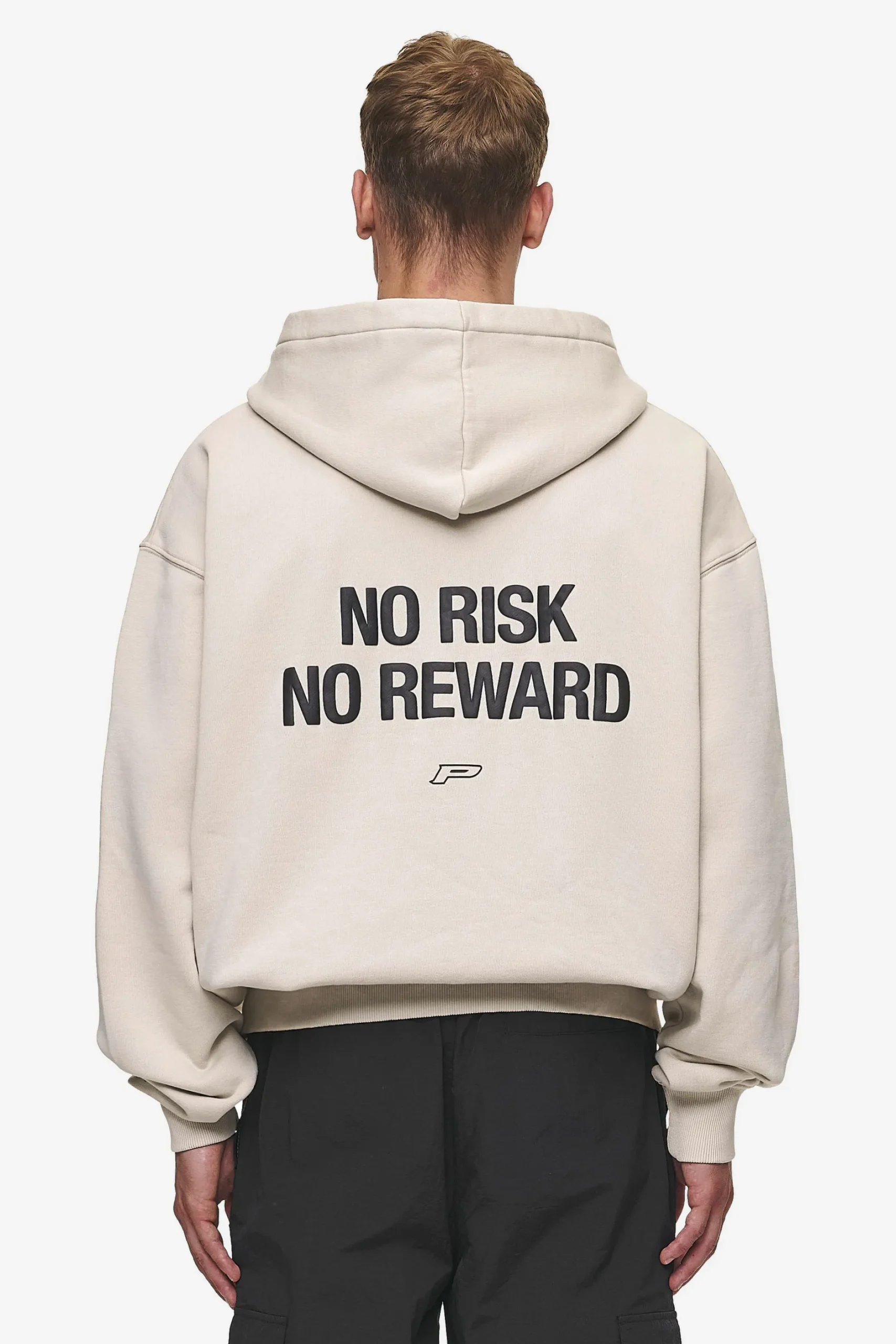 Pegador Fox Oversized Sweat Jacket Washed Light Beige