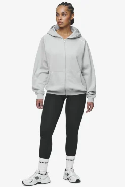 Pegador Gabi Oversized Sweat Jacket Washed Sky Grey