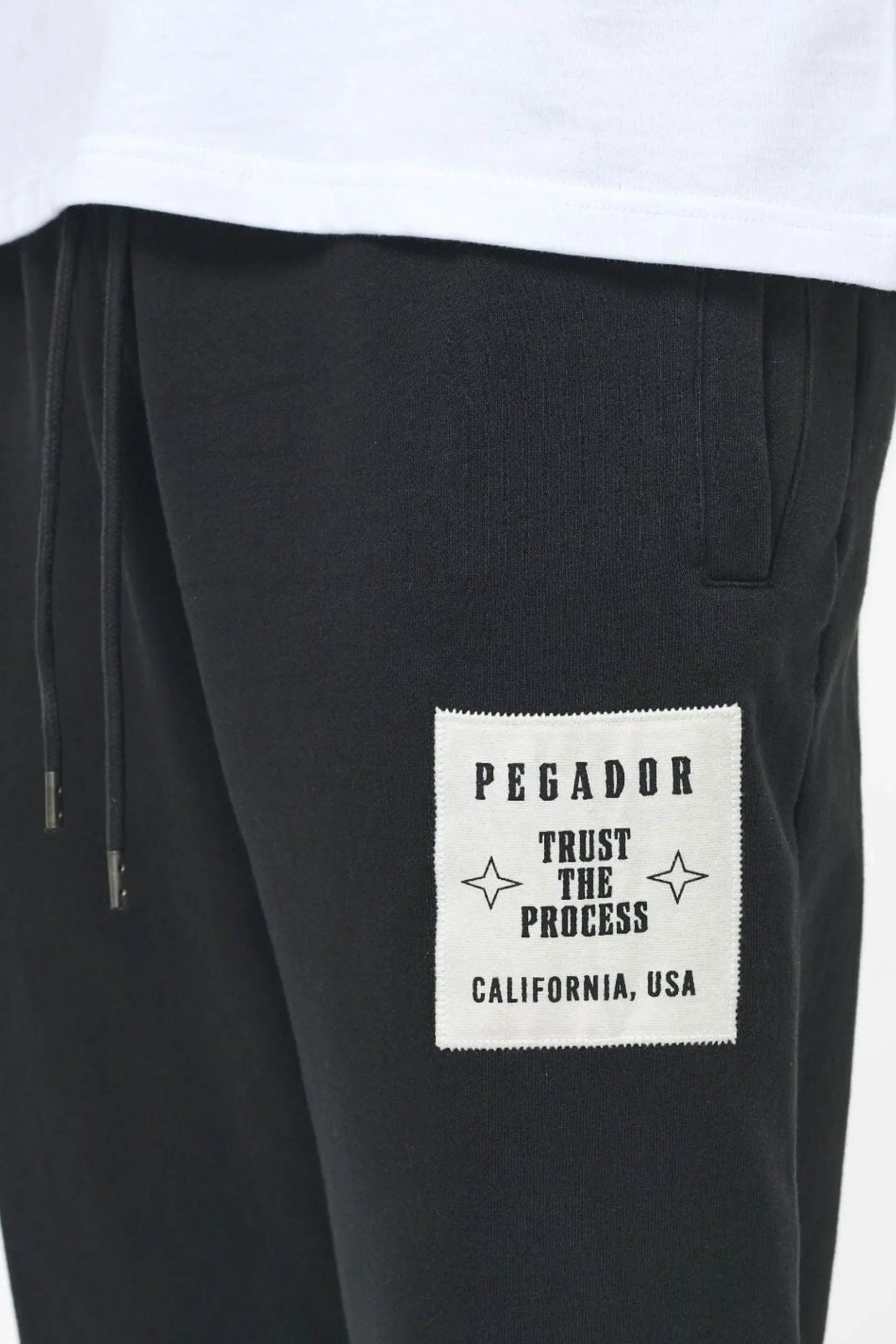 Pegador Galt Heavy Sweat Pants Vintage Washed Black Ink