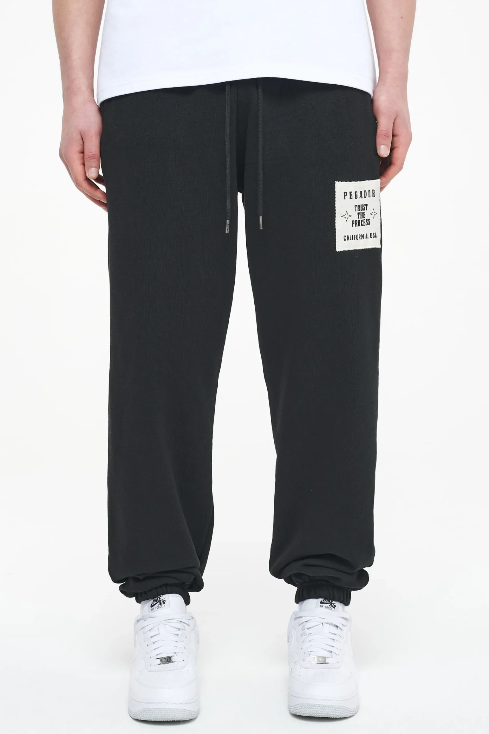 Pegador Galt Heavy Sweat Pants Vintage Washed Black Ink