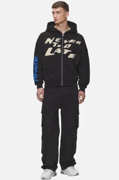 Pegador Garlan Wide Cargo Pants Black