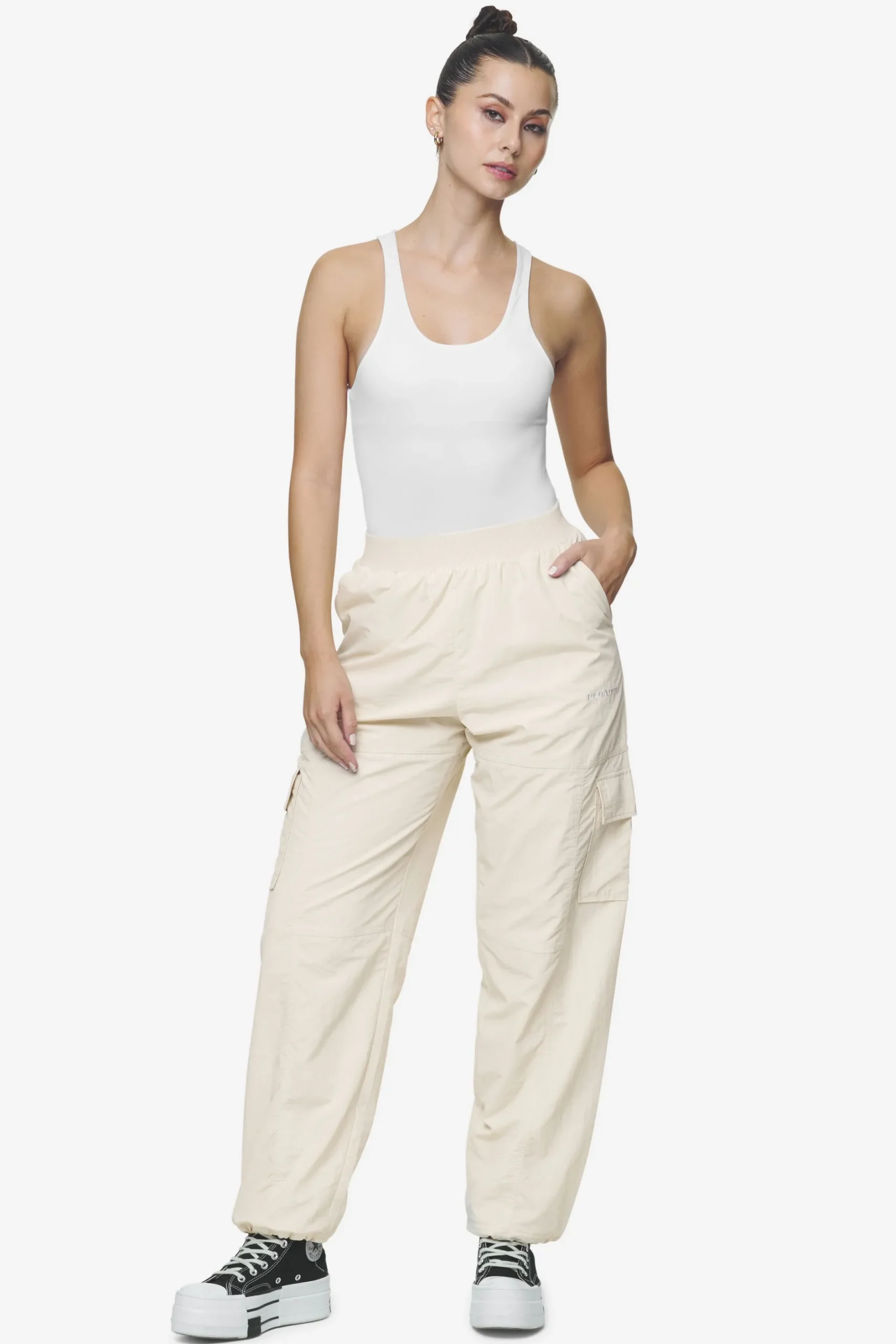 Pegador Gava Cargo Parachute Pants Coast Sand