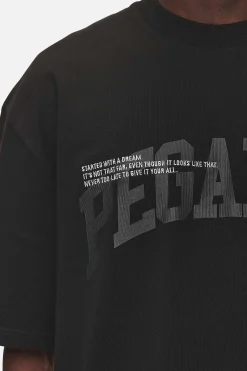 Pegador Gilford Oversized Tee Washed Black