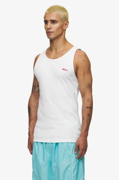 Pegador Gino Rib Undershirt White Red