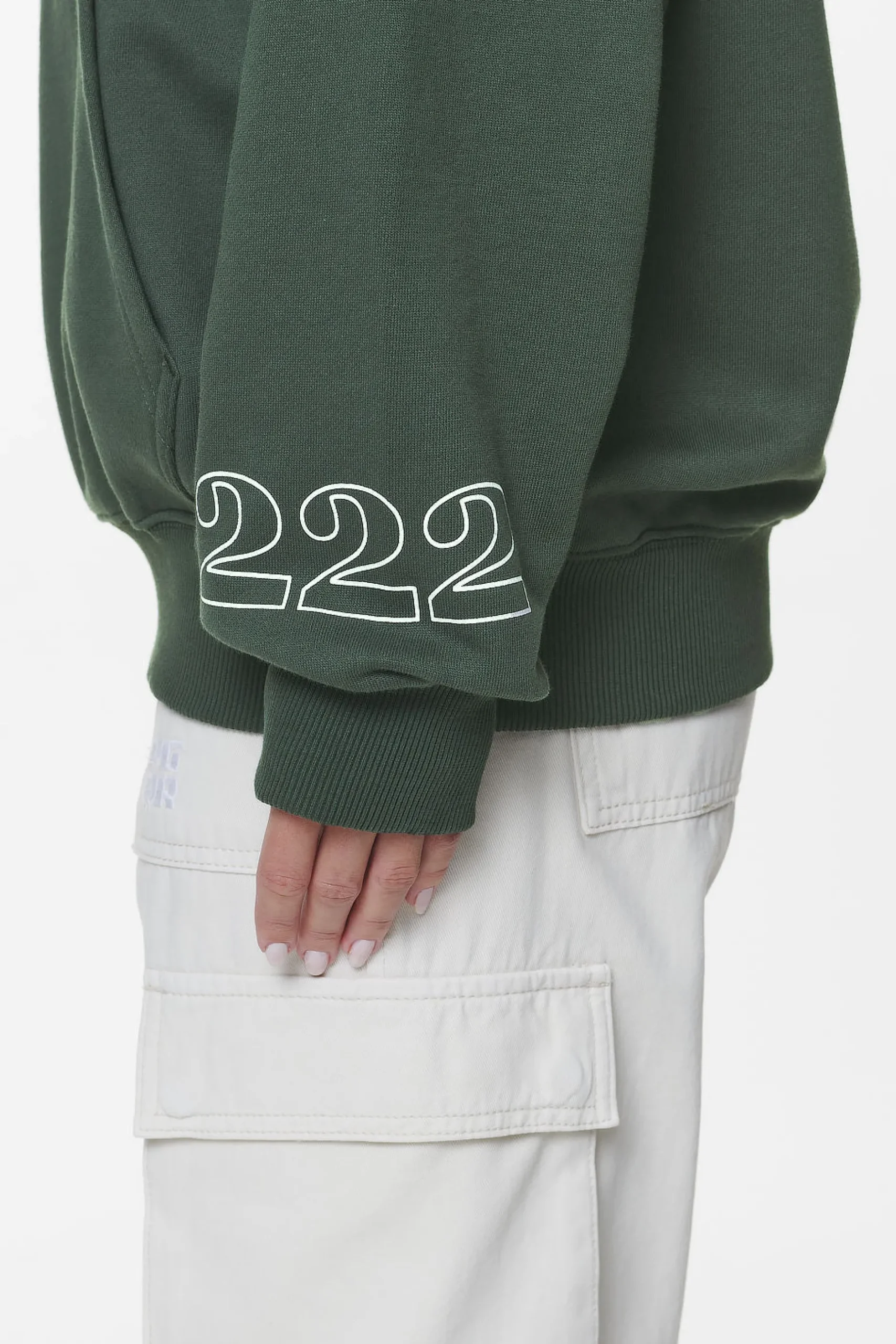 Pegador Habo Oversized Hoodie Washed Sage Green