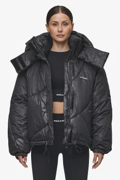 Pegador Hailey Vintage Oversized Puffer Jacket Black