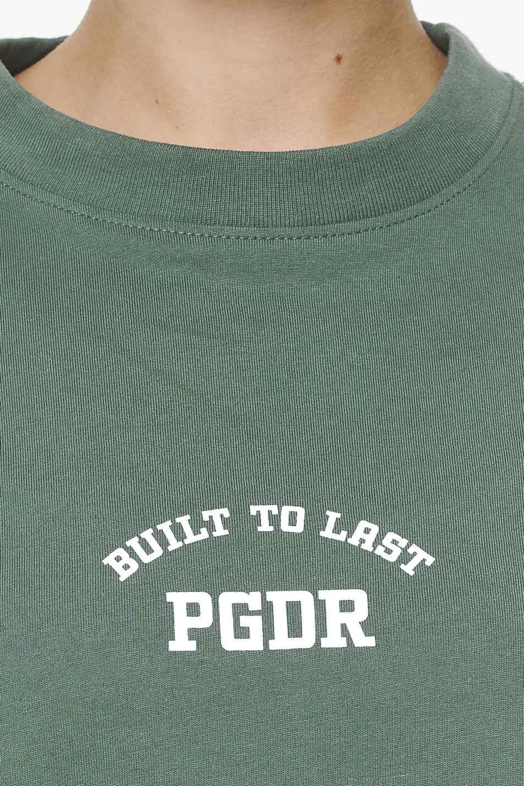 Pegador Harley Heavy Oversized Tee Vintage Washed Garden Green