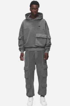 Pegador Harvey Terry Cargo Sweat Pants Vintage Grey