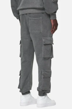 Pegador Harvey Terry Cargo Sweat Pants Vintage Grey