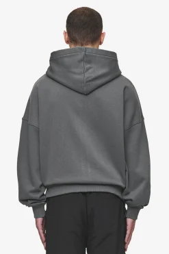 Pegador Hogan Boxy Sweat Jacket Washed Anthracite