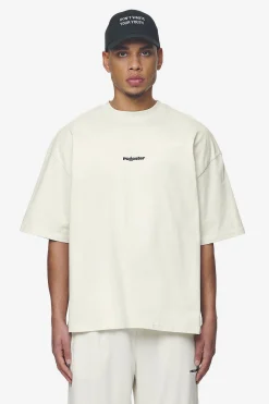 Pegador Hussey Boxy Tee Washed Salty Cream